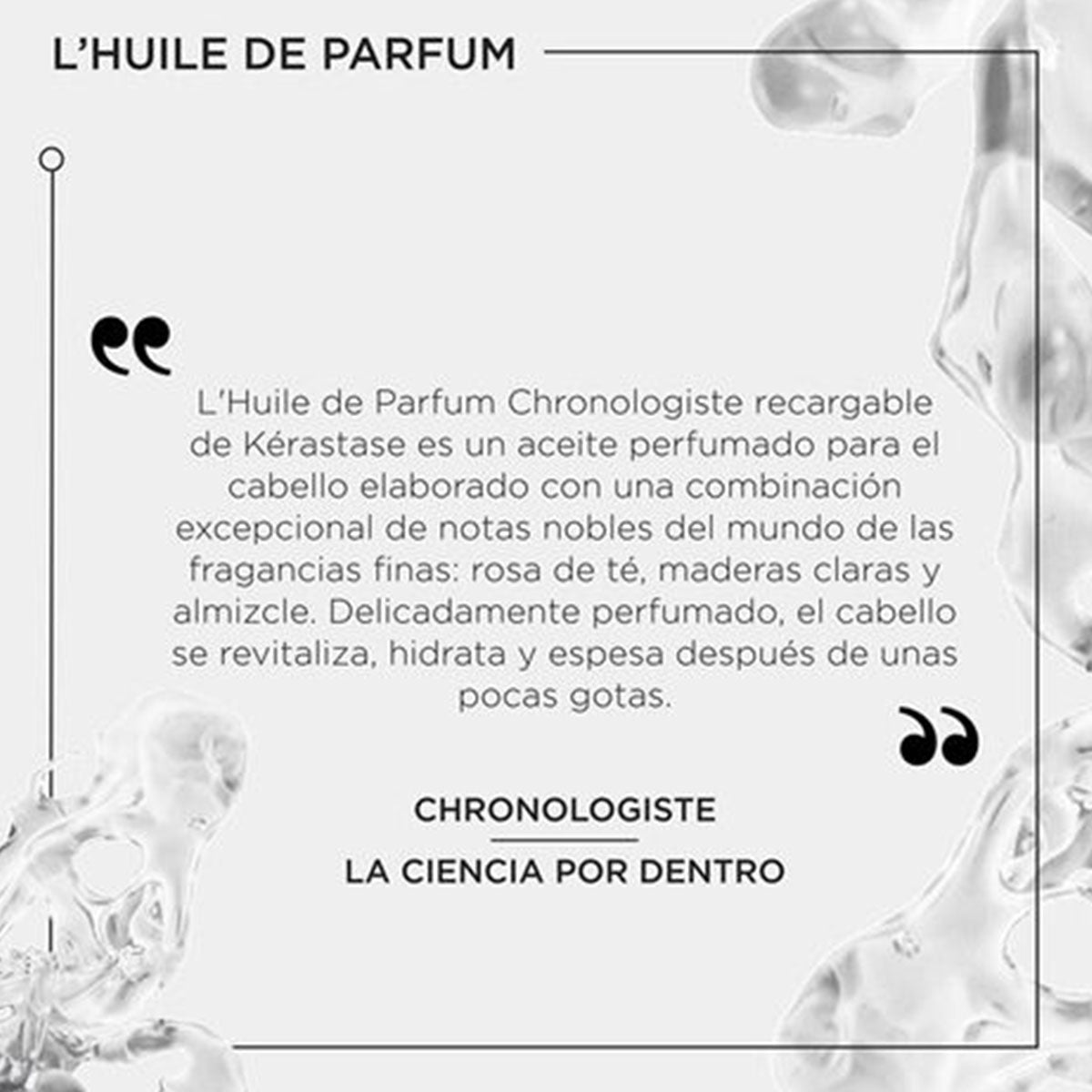 L'Huile de Parfum Fragrance in Hair Oil