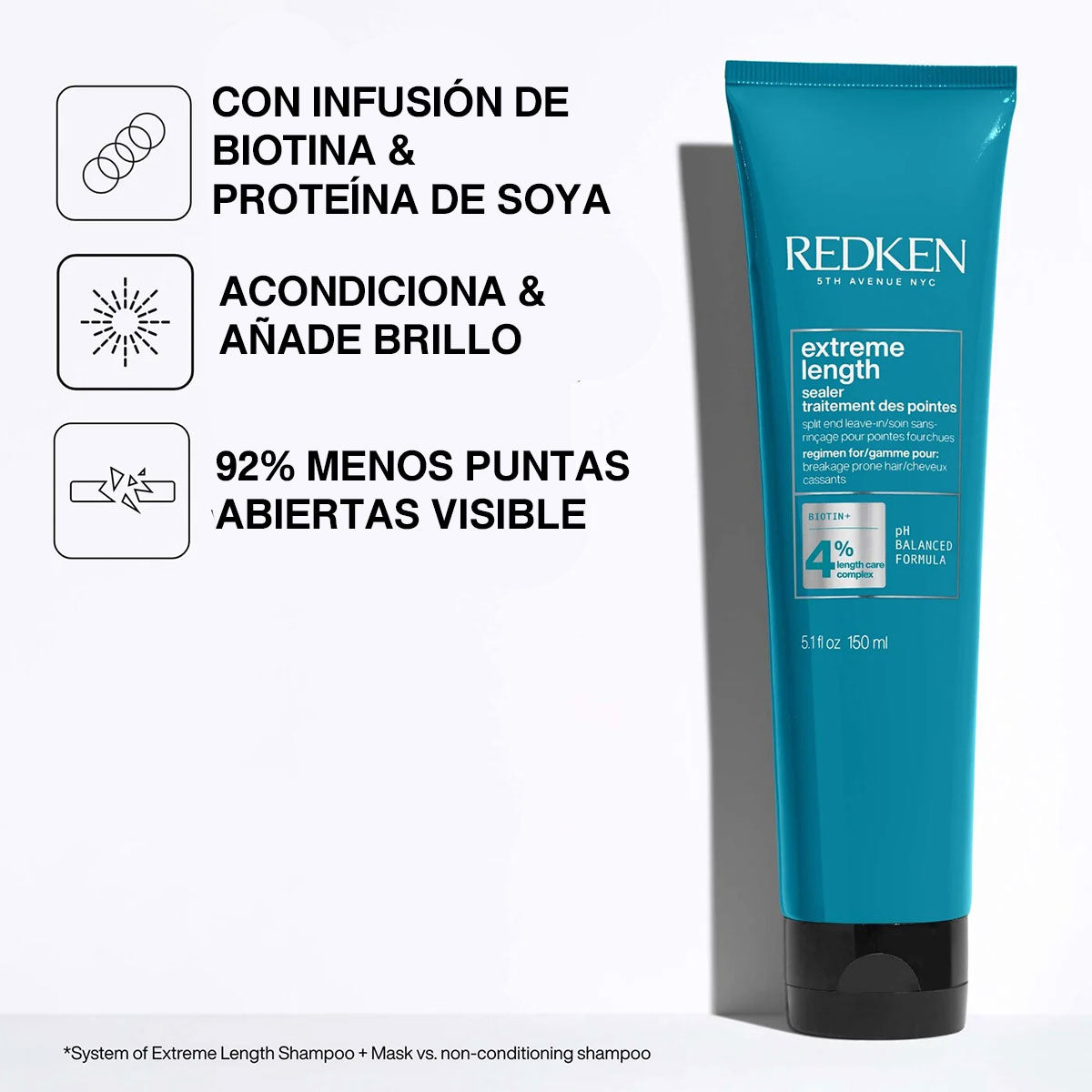 Extreme Length Leave-In Treatment With Biotin