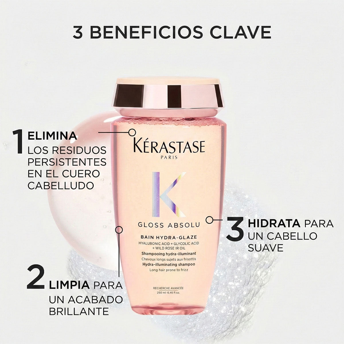 Gloss Absolu Bain Hydra-Glaze Anti-Frizz Shampoo